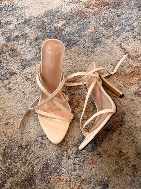 Beige High Heels